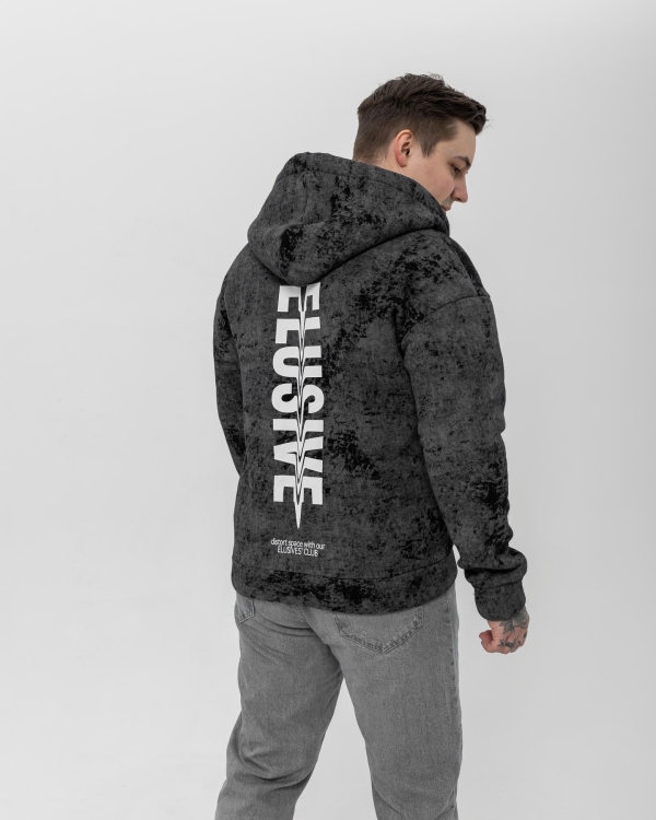 Худі на блискавці чорний