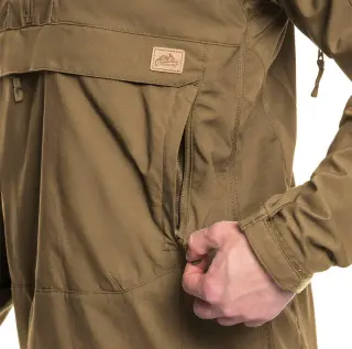 Куртка анорак Helikon-Tex Woodsman Dura Canvas Койот/ Сірий