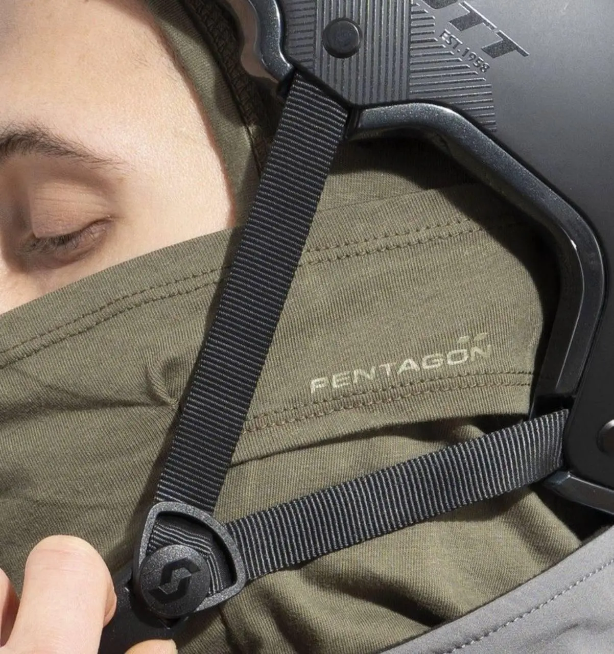 Балаклава Pentagon KRYPTIS - NINJA Olive Green - Фото 3
