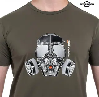 Футболка T-Shirt Pentagon "Gas-Mask" – Olive