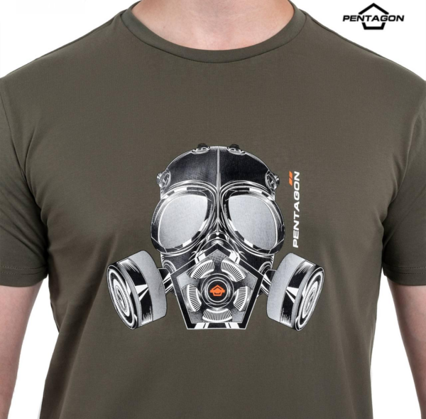 Футболка T-Shirt Pentagon "Gas-Mask" – Olive