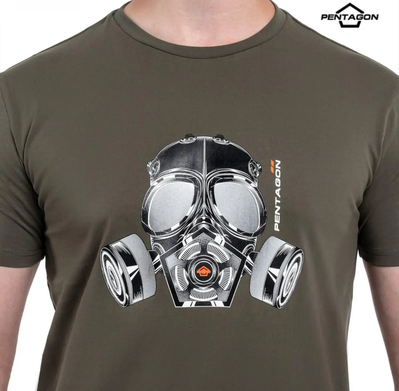 Футболка T-Shirt Pentagon "Gas-Mask" – Olive