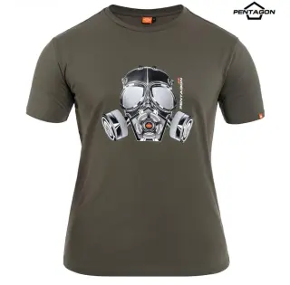Футболка T-Shirt Pentagon "Gas-Mask" – Olive