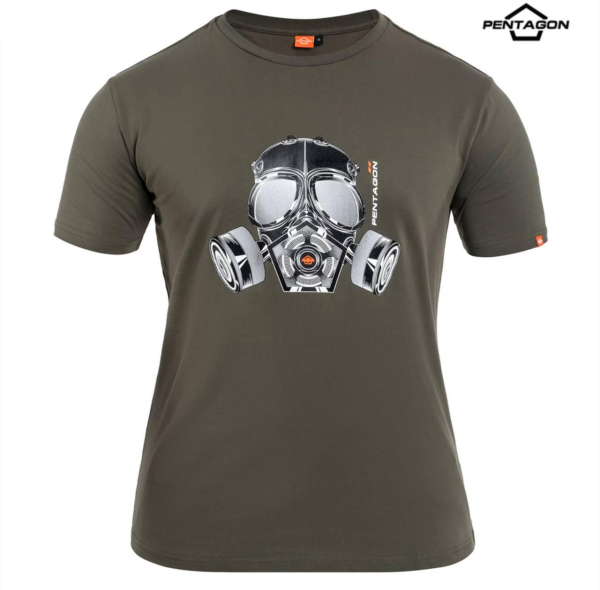 Футболка T-Shirt Pentagon "Gas-Mask" – Olive