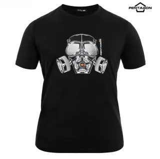 Футболка T-Shirt Pentagon "Gas-Mask" – Black
