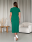 Костюм в рубчик зі спідницею зелений Merlini Венцоне - Фото 2