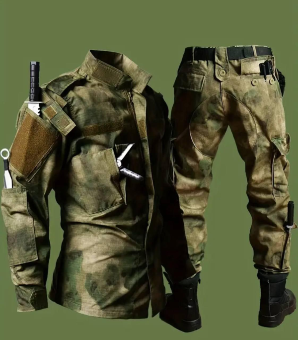Костюм Yueli Water OBM Men'S ACU Ruins Green Tactical Camouflage