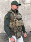 Плитоноска ISIK Мультикам з подвійним швидким скиданням на 4 точки скидання, 7 підсумків з напашником - Photo 6