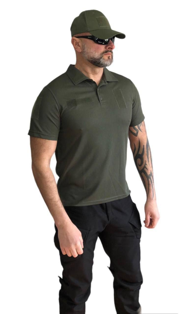 CoolPass Olive Polo Shirt