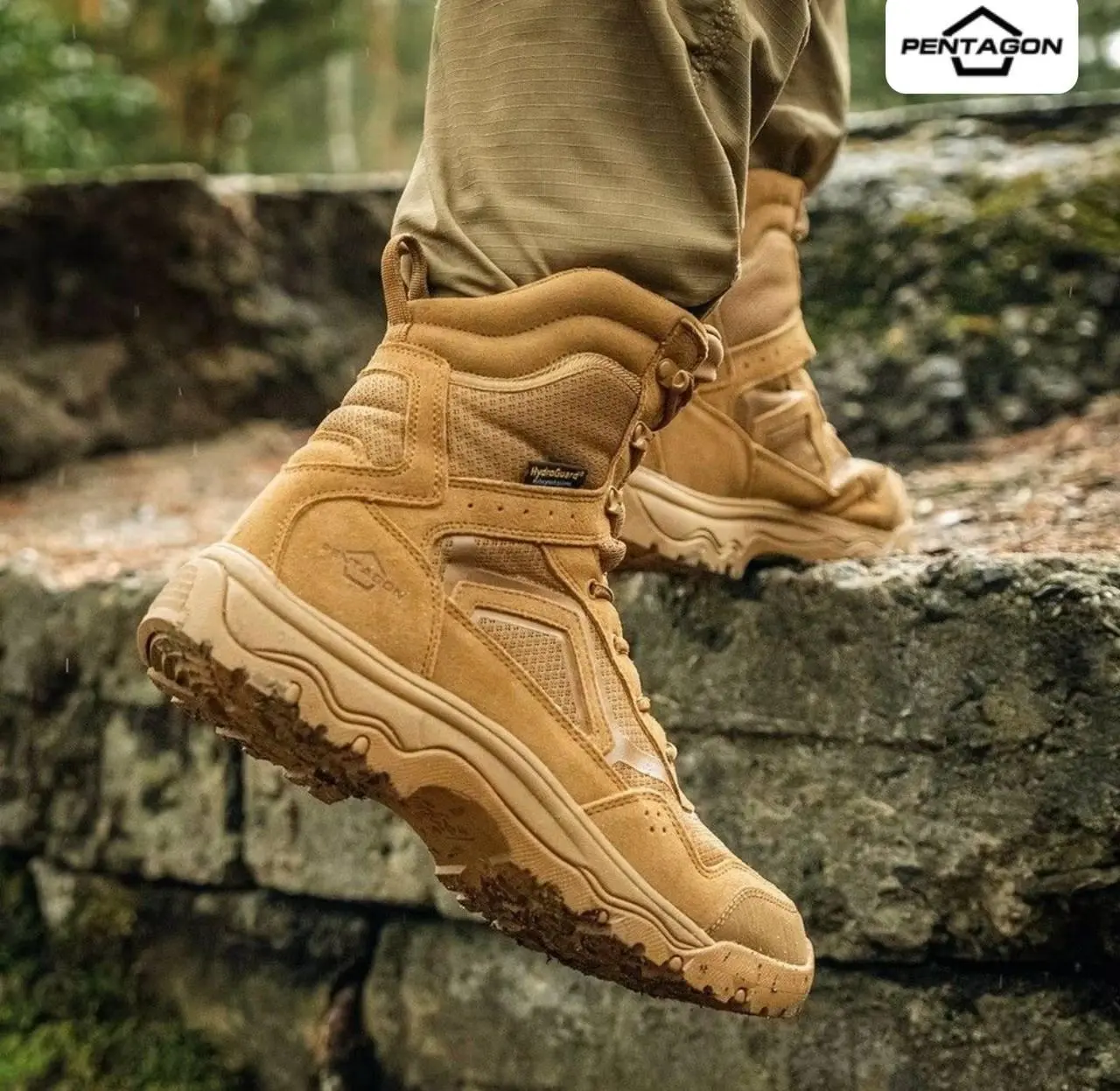 Берці тактичні Pentagon Scorpion V2 Suede 8" Coyote