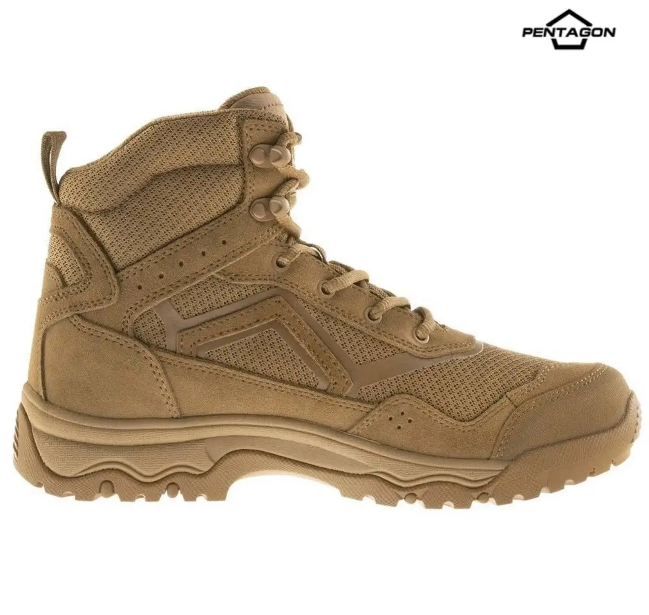 Черевики тактичні Pentagon Scorpion V2 Suede 6" Coyote