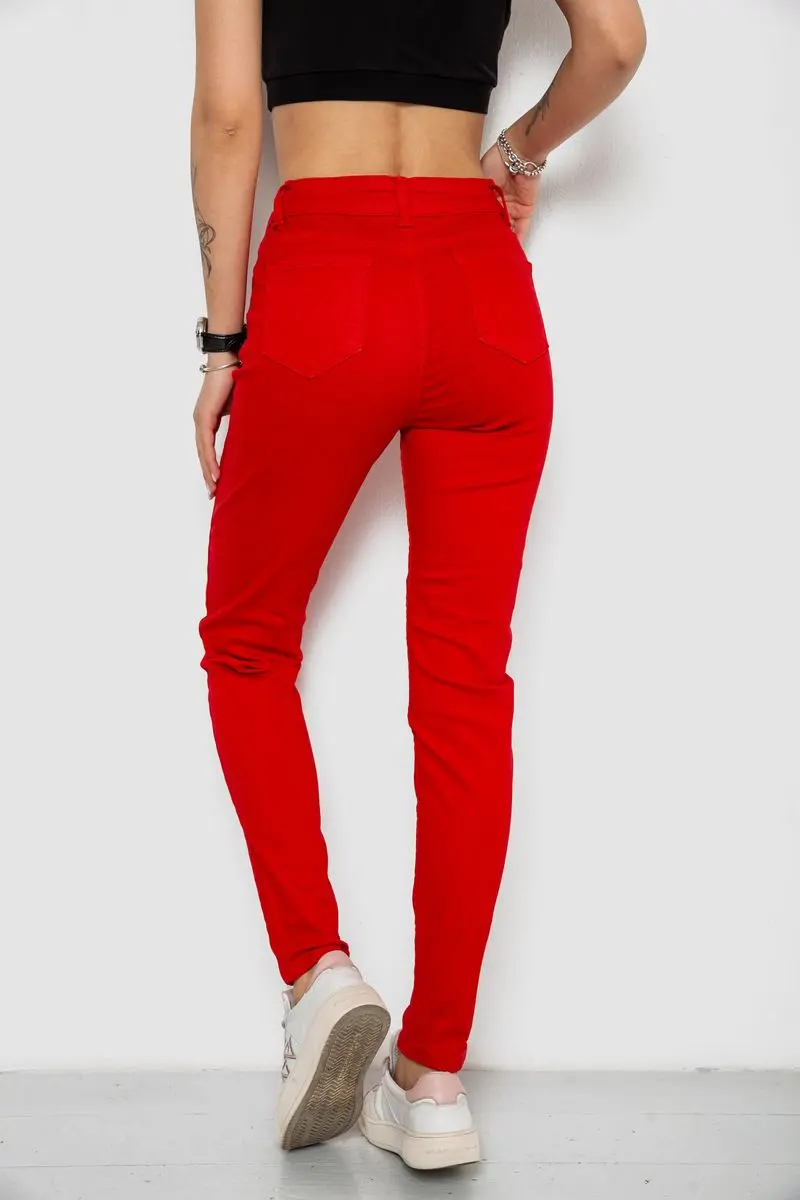 Джинси жіночі Slim Fit, колір червоний, 182R1489S19