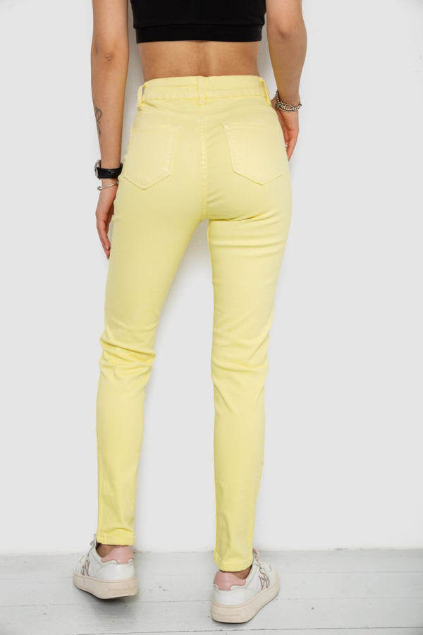 Джинси жіночі Slim Fit, колір жовтий, 182R1489S19