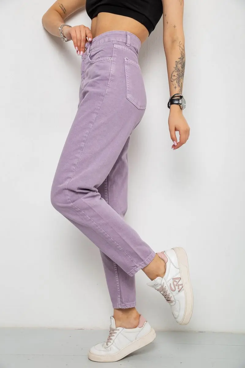 Джинси жіночі, колір бузковий, 182R1888