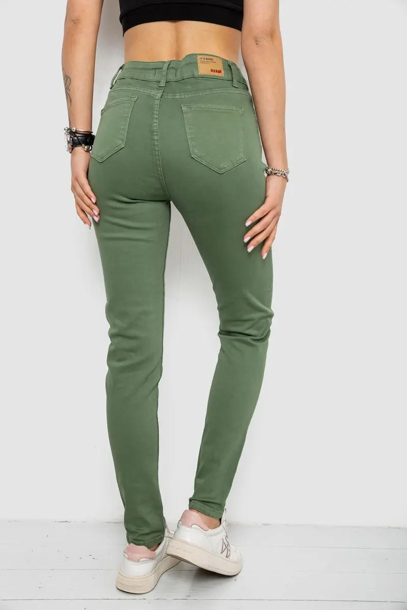 Джинси жіночі Slim Fit, колір зелений, 182R1489S19