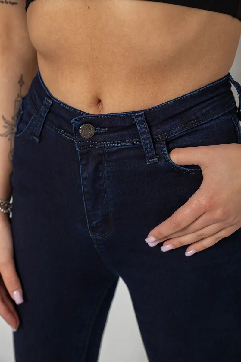 Джинси жіночі Skinny стрейч, колір синій, 182R9584
