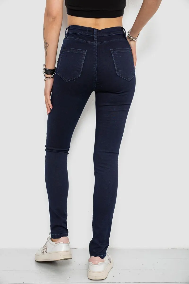Джинси жіночі Skinny стрейч, колір синій, 182R9584