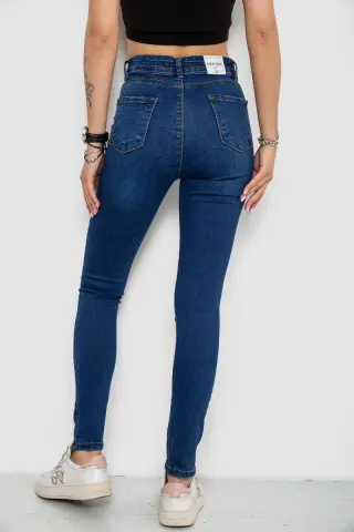 Джинси жіночі Skinny, колір синій, 182R4427