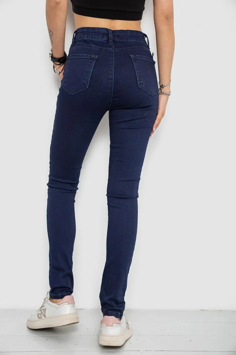 Джинси жіночі Skinny, колір синій, 182R4361