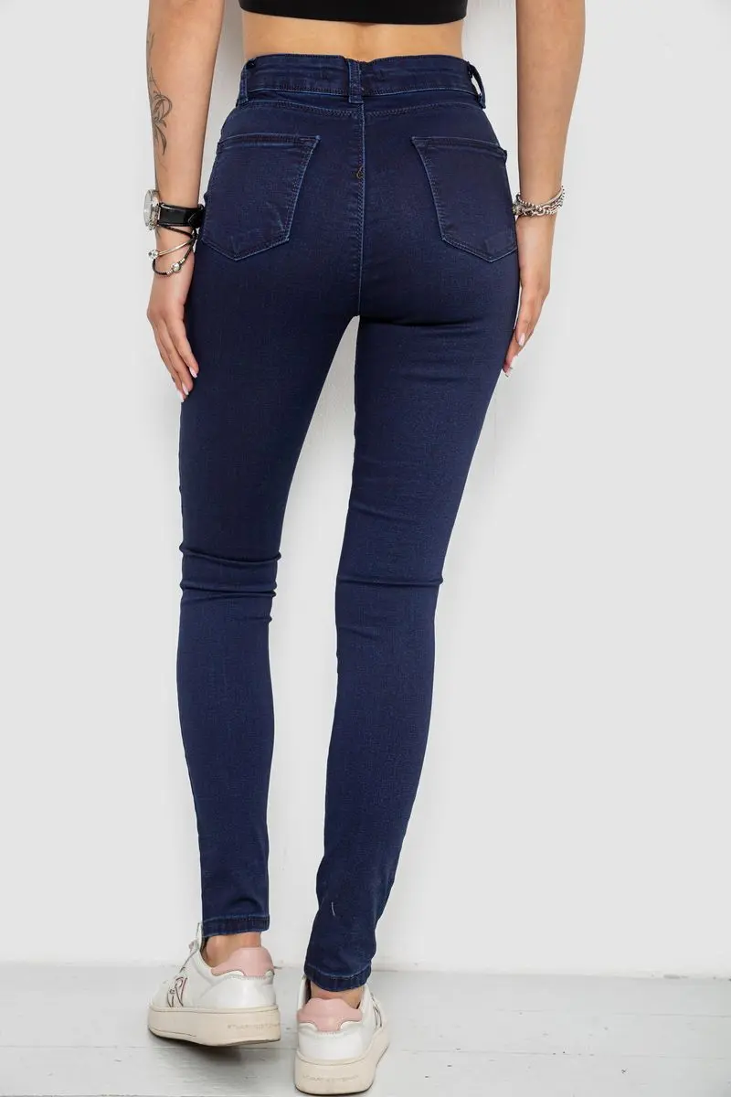 Джинси жіночі Skinny, колір синій, 182R4311