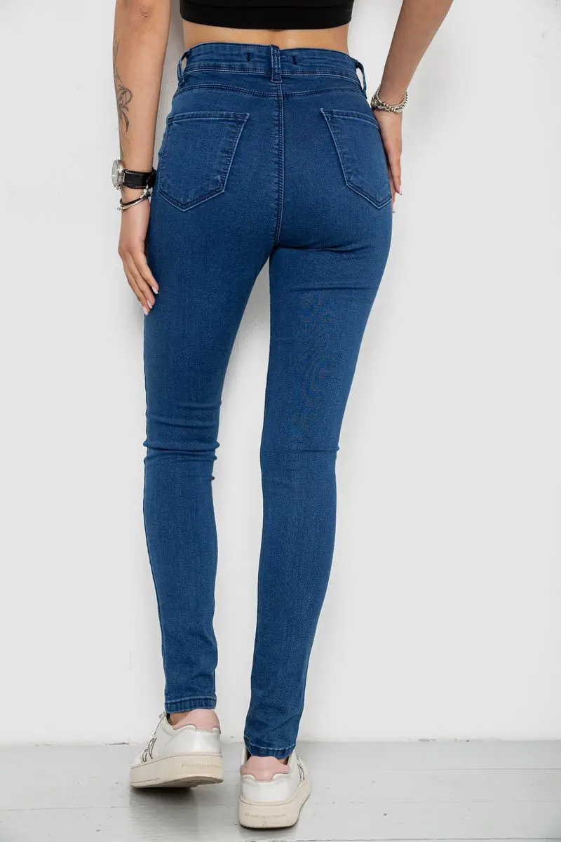 Джинси жіночі Skinny, колір синій, 182R3619