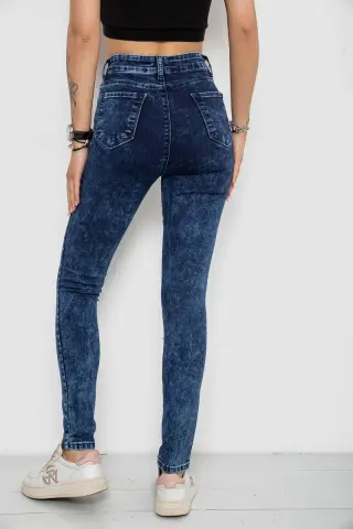 Джинси жіночі Skinny, колір синій, 182R3428