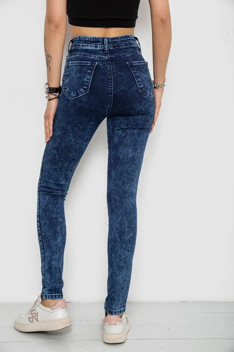 Джинси жіночі Skinny, колір синій, 182R3428