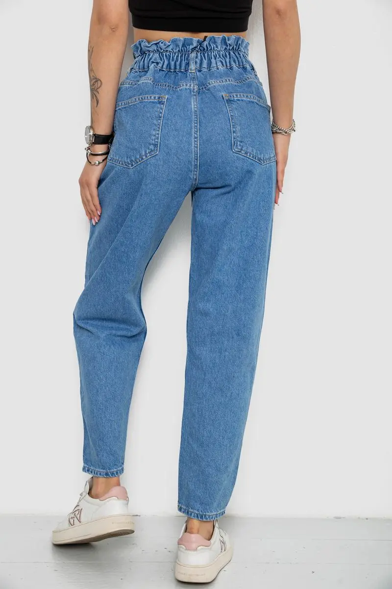 Джинси жіночі Mom's, колір блакитний, 182R1573S20