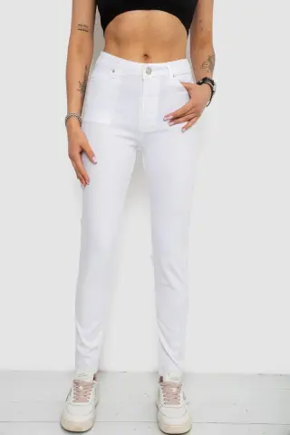Джинси жіночі Slim Fit, колір білий, 182R1525