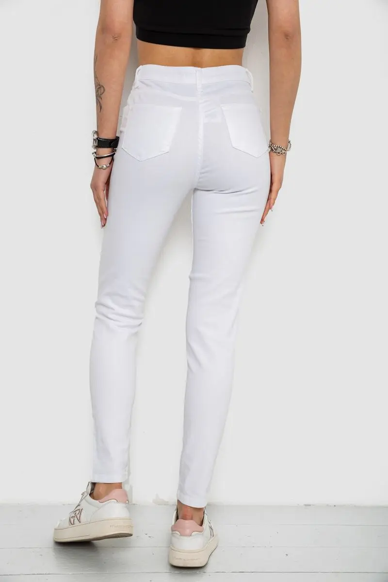 Джинси жіночі Slim Fit, колір білий, 182R1525