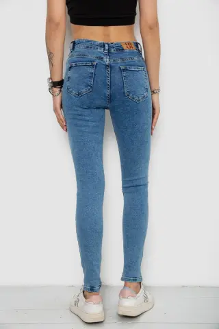 Джинси жіночі Skinny, колір блакитний, 182R1414