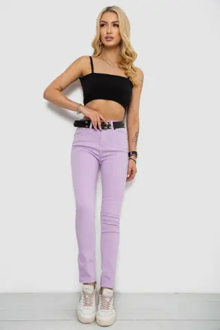 Джинси жіночі Skinny Американки, колір бузковий, 182R00223