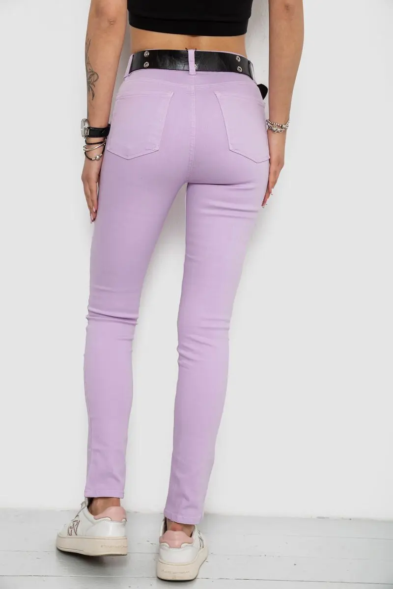 Джинси жіночі Skinny Американки, колір бузковий, 182R00223