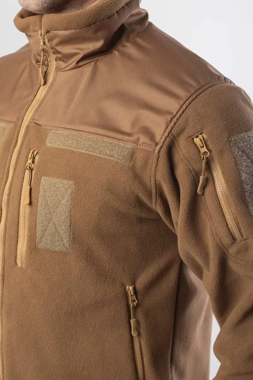 Кофта Фліс-сітка койот Military