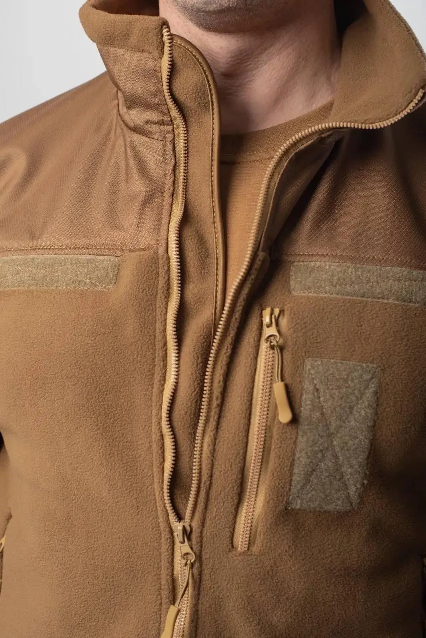 Кофта Фліс-сітка койот Military