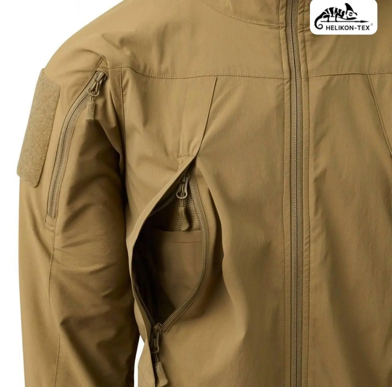 Куртка Helikon Trooper StormStretch Softshell MK2 Coyote