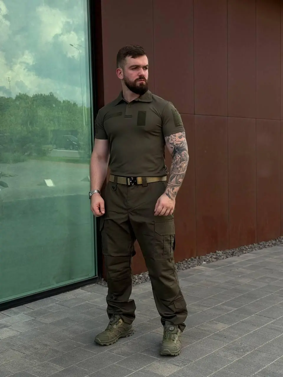 Комплект Patriot Поло та Штани Олива