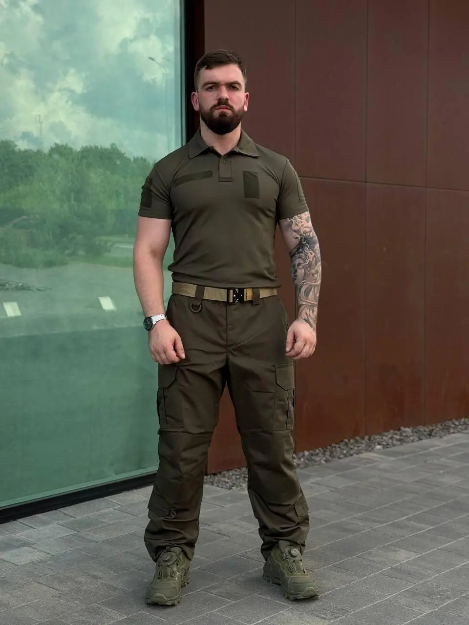 Комплект Patriot Поло та Штани Олива