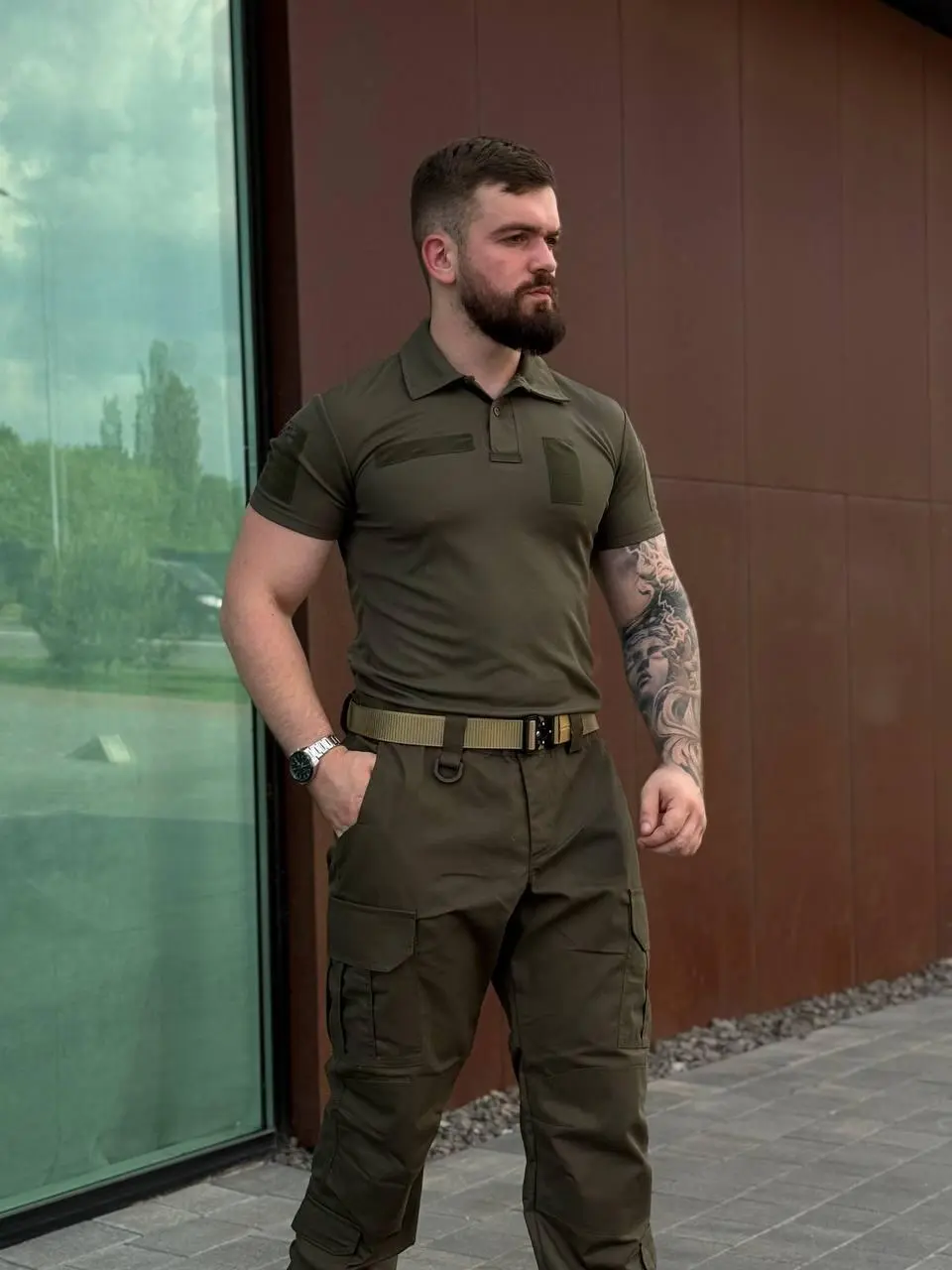 Комплект Patriot Поло та Штани Олива