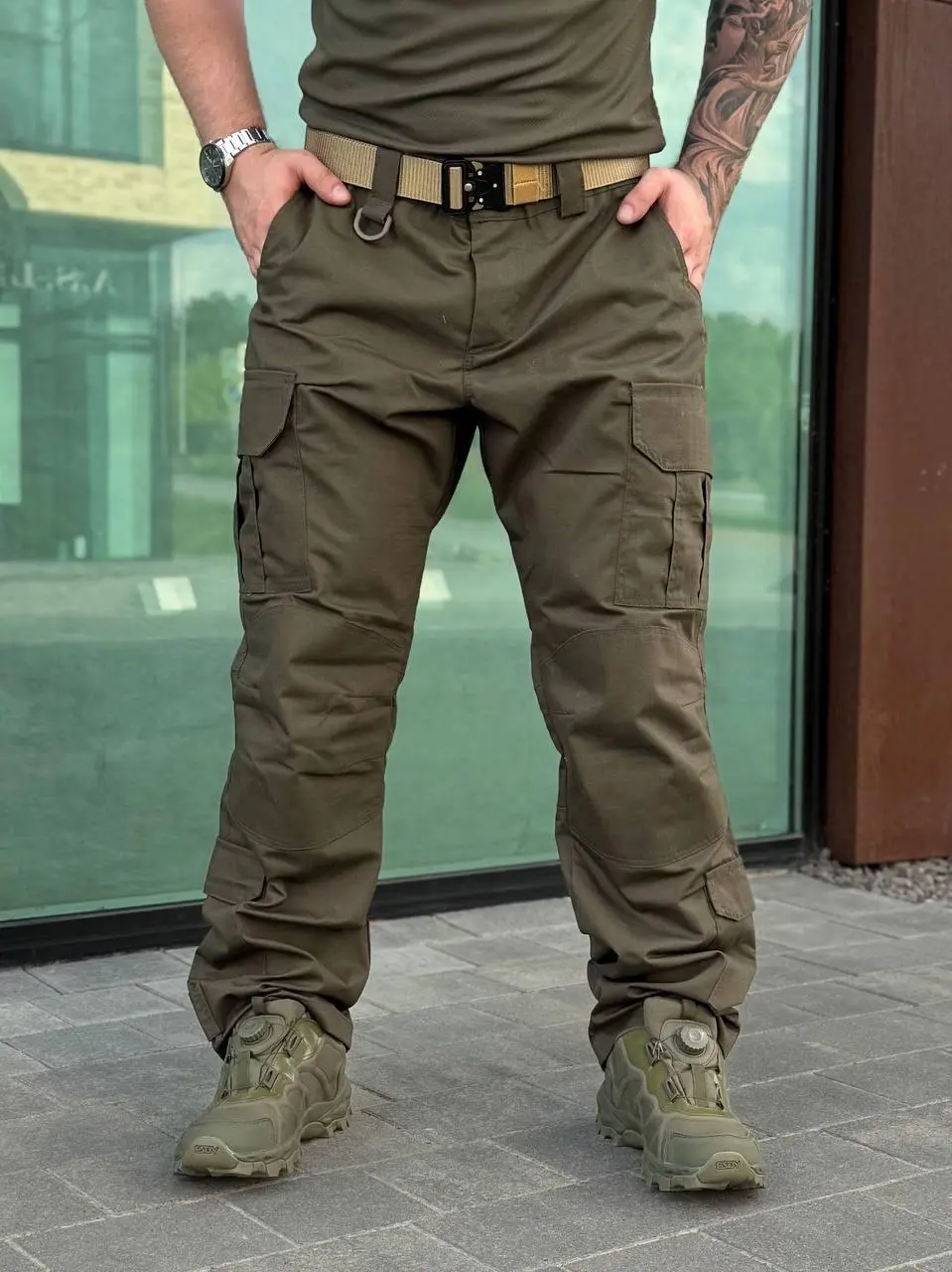 Літні Тактичні Штани PATRIOT олива ХБ