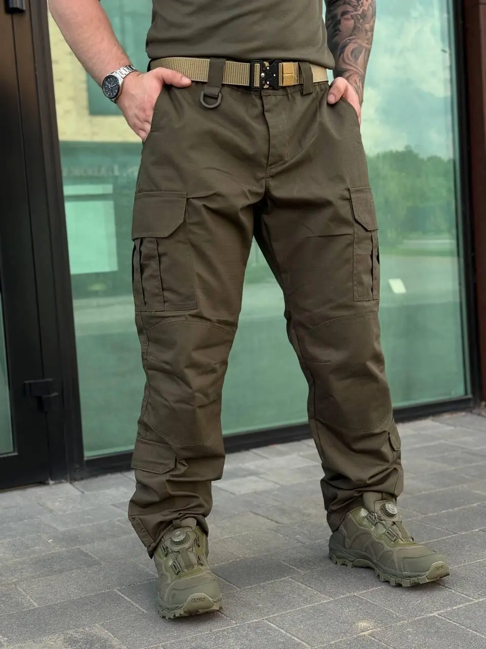 Літні Тактичні Штани PATRIOT олива ХБ
