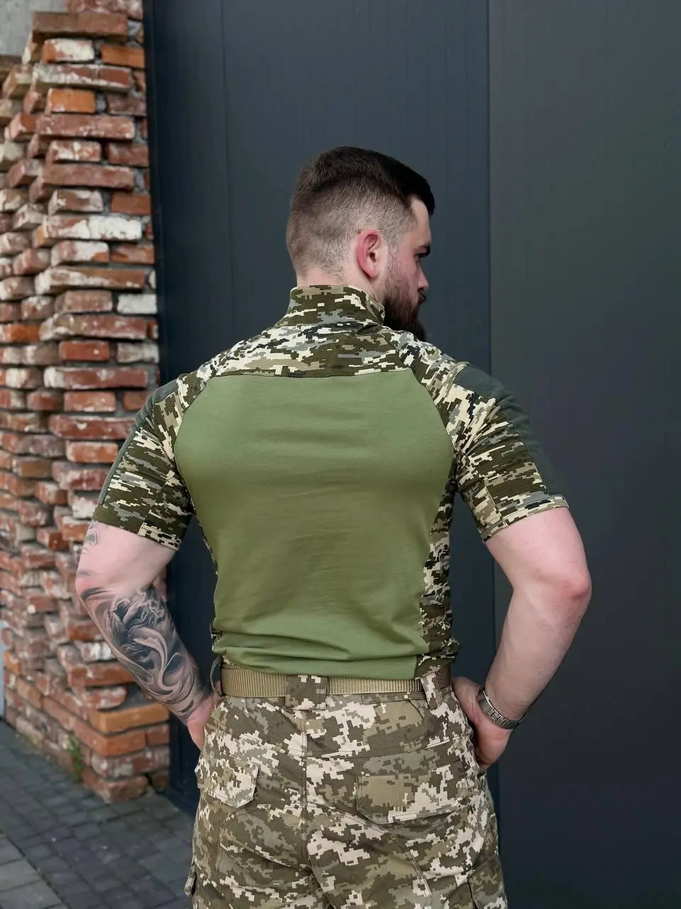Убакс короткий рукав Велкро Піксель Футболка короткий рукав