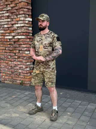 Військова Літній Комплект Шорти + Футболка YINREN 🇺🇸