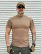 Убакс тактичний бойова сорочка з коротким рукавом ESDY Tactical Frog T-Shirt Койот - Фото 5