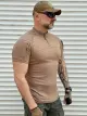 Убакс тактичний бойова сорочка з коротким рукавом ESDY Tactical Frog T-Shirt Койот - Фото 2