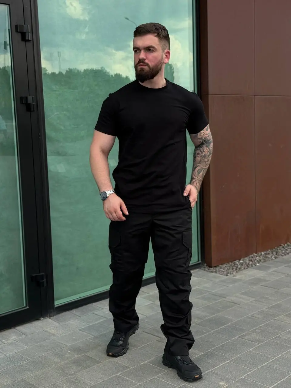 Комплект Patriot Футболка та Штани Чорний