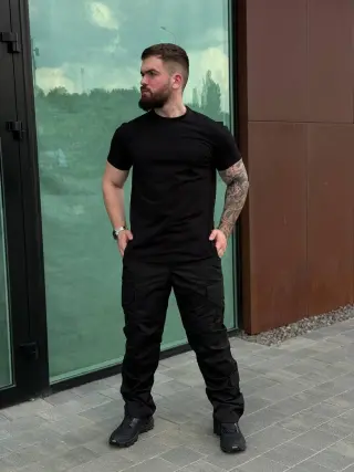 Комплект Patriot Футболка та Штани Чорний