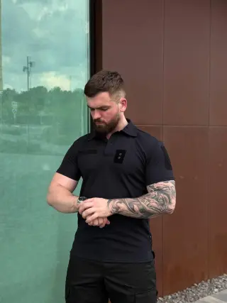 Футболка поло -Black Premium