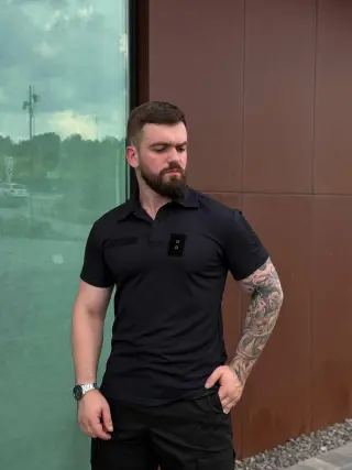 Футболка поло -Black Premium