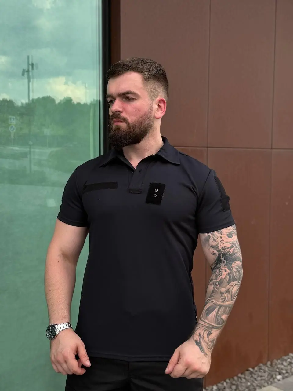 Футболка поло -Black Premium